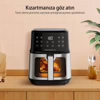 TAOTRONICS TT-AF011 5 Litre 8 İşlevli 1200W Dokunmatik Camlı Air Fryer Airfryer - 1